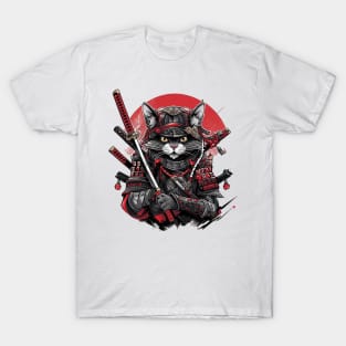 samurai cat T-Shirt